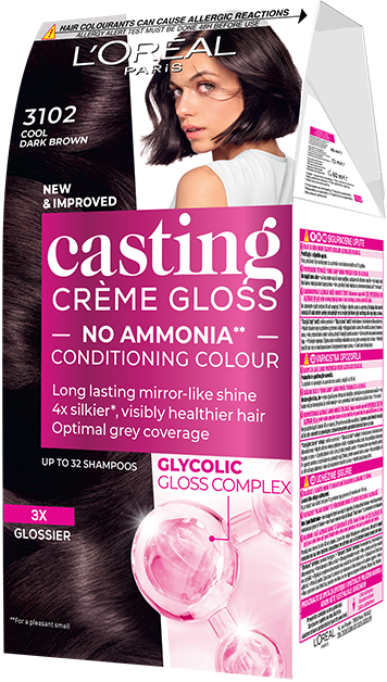 L'Oreal Paris Casting Crème Gloss 3102 Intenzivna tamnosmeđa