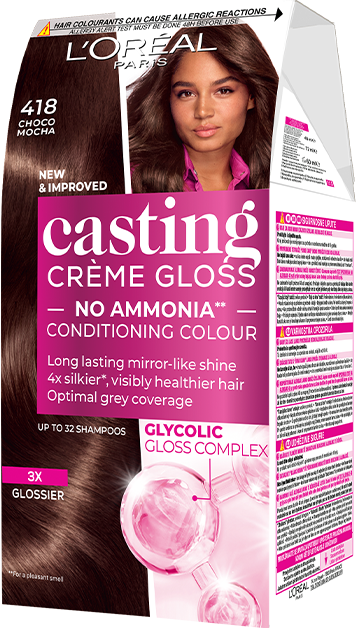 L'Oreal Paris Casting Crème Gloss 418 Čoko-moka