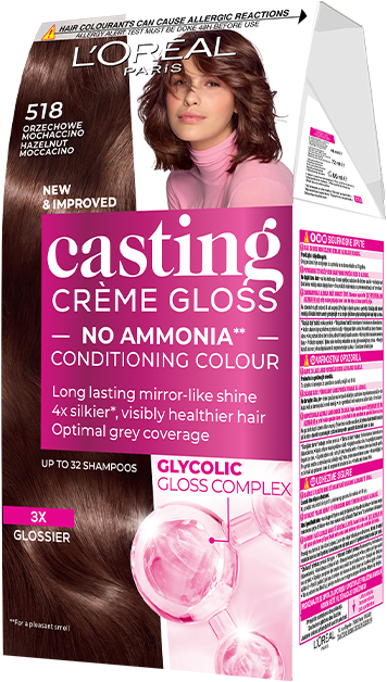 L'Oreal Paris Casting Crème Gloss 518 Lešnik moka