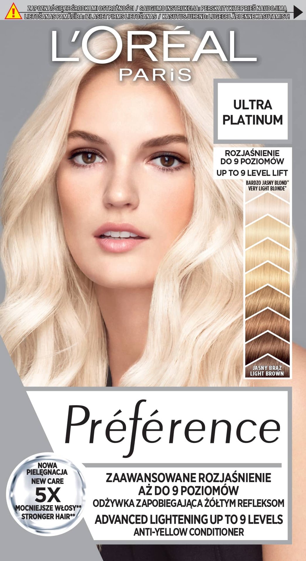 Préférence Ultra Platinum 9L posvetljivač kose