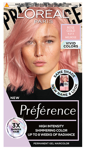 L'Oreal Paris Preference VIVIDS 9.213 Zlatno roze