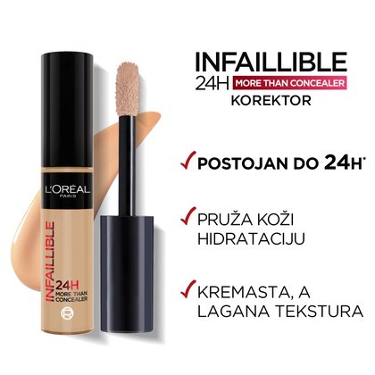 Pogled odozgo na Oap Makeup Face Infaillible More Than Concealer korektor